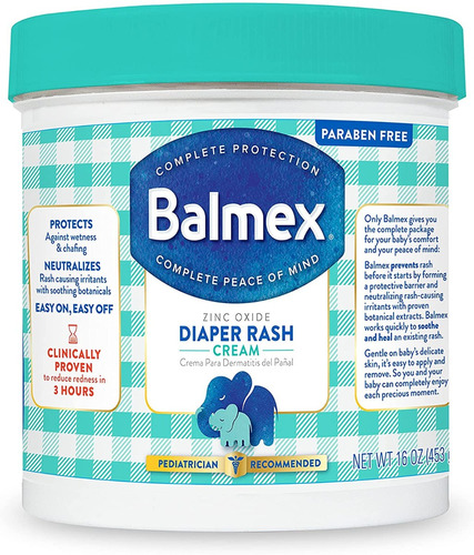 Crema Líquida Para Rozadura De Pañal Para Bebes Balmex 453 G