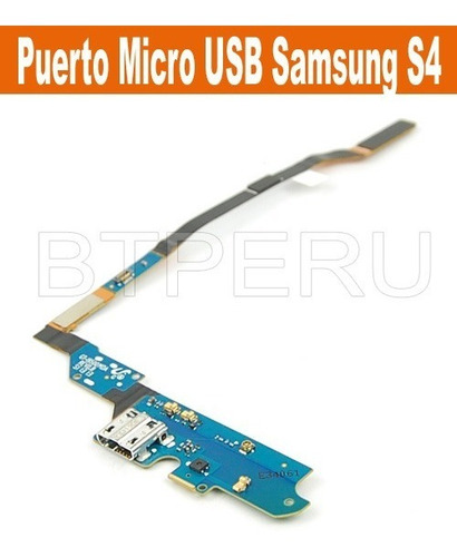 Flex Puerto Micro Usb Para Samsung S4 I9500 Conector Carga