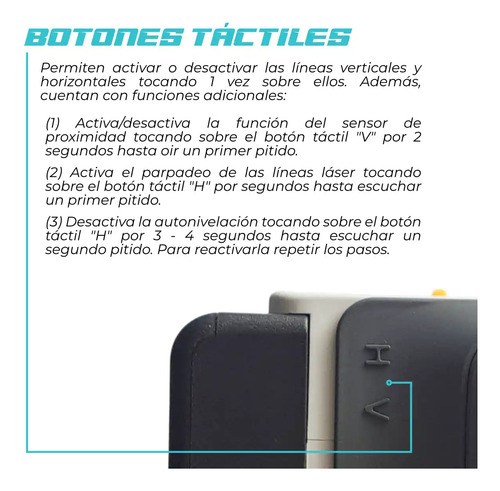 Nivel Láser 16 Líneas 4d Sensor Proximidad + Trípode Saiyan