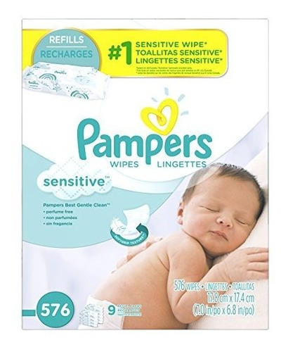 Pampers Sensitive Water - Toallitas Húmedas Para Bebés