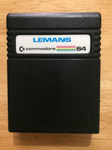 Juego En Cartucho Para Commodore 64 Lemans De 1982