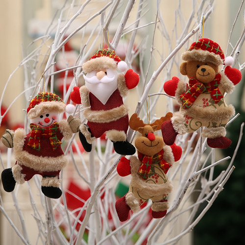 Muñecos De Fieltro Para Decoración De Árbol De Navidad, 8 Un