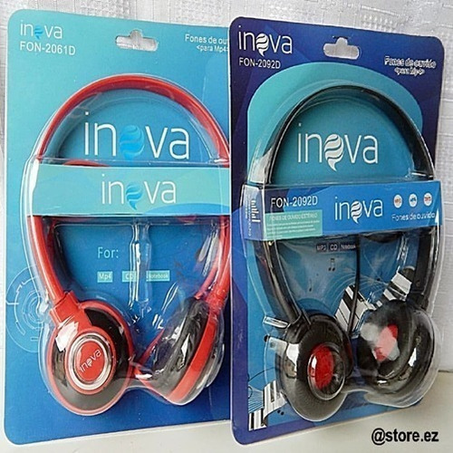 Imagem 1 de 2 de Headphone Inova Fon-2092d - 2944