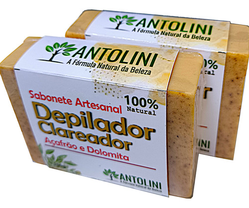 Kit 6 Unid. Clareador Açafrão E Dolomita E Rosa Mosqueta