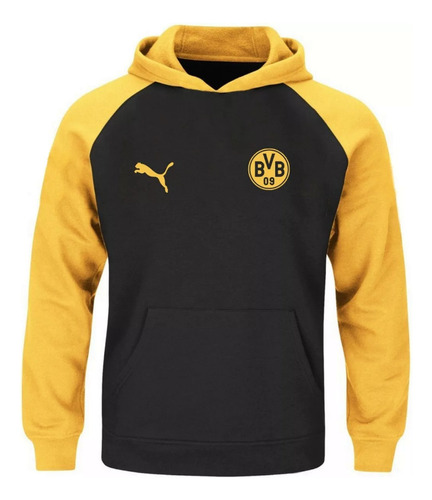 Suéter Borussia Dormund Puma Hoodie Sweater Buzo