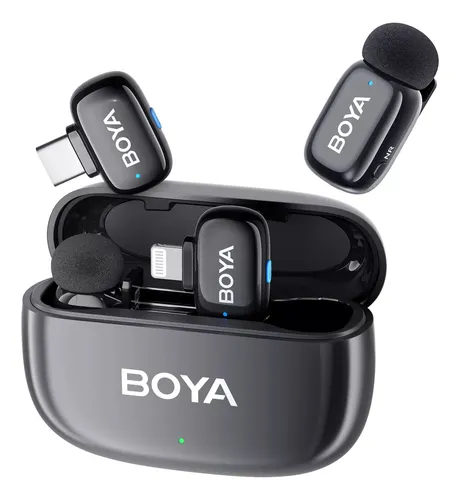 comprar Microfono Inalámbrico Boya Mini Lightning Usb-c Con Inteligencia Artificial