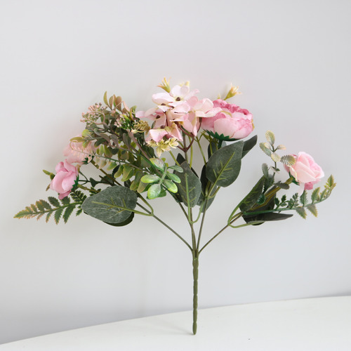 2 Unidades De Rosas De Seda Artificial Para Decoração De Cas