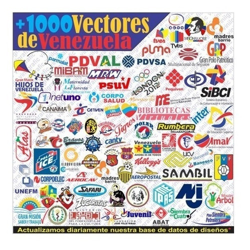 Pack De Vectores Venezolanos Logos Diseños