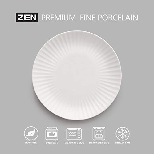 Platos Porcelana 11puLG Set 6 (blanco)