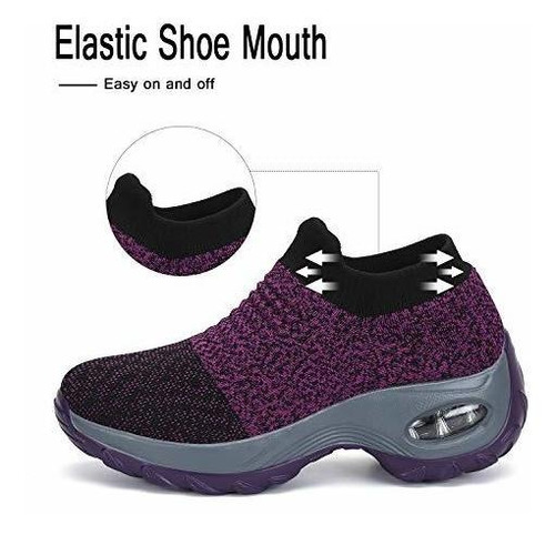 Zapatos Para Caminar Para Mujer Zapatillas De Deporte Con Ca