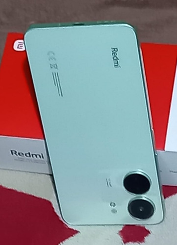 Redmi 13c, Color Verde, 4 Ram (expandible A 8), 256gb Memoria Interna, 5000mah De Batería,. (Usado)