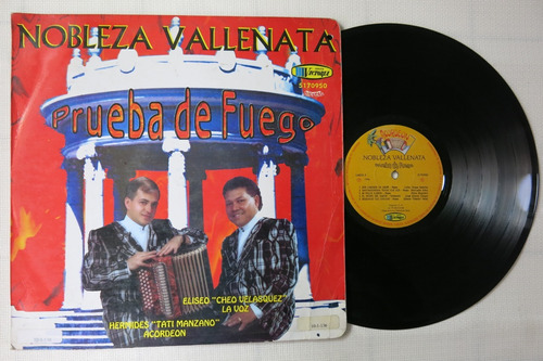 Vinyl Vinilo Lp Acetato Nobleza Vallenata Prueba De Fuego