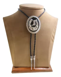 Corbatín Country Western Bolo Tie Corbatero Herradura Bota