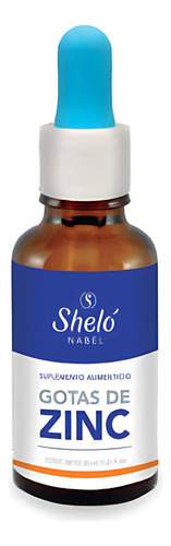 Gotas De Zinc + Vitamina C Sheló Nabel Suplemento En Gotero Sabor Sin Sabor