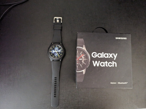 Galaxy Watch 46mm Preto Semi-novo.