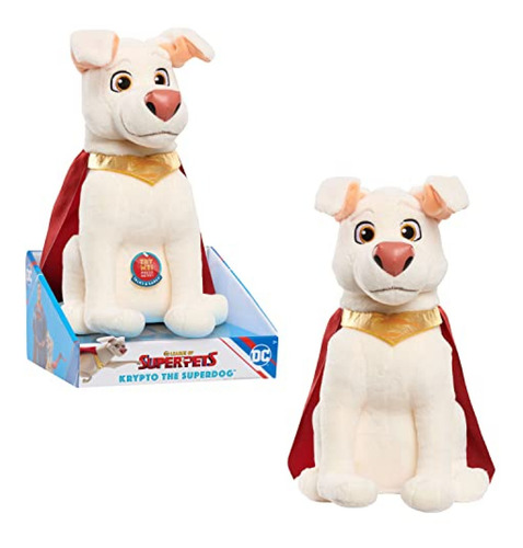 Just Play Dc Super-pets Krypto The Superdog Plush, 10.5 PuLG