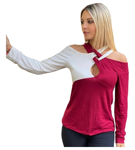 Blusa Combinada Duo Modal Viscosa Dama