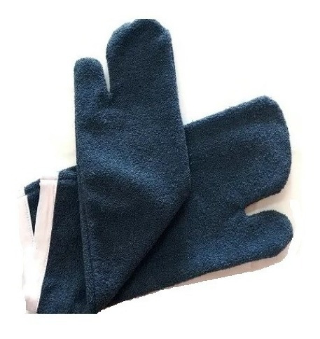 Imagem 3 de 7 de Par Luva Cozinha Alta Temp Forno Industrial Cano Longo 50 Cm