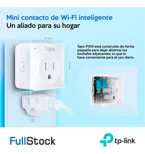 Mini enchufe Wi-Fi inteligente x1 Tapo P100 – Heliteb