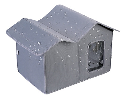 Casa De Exterior Para Perros Y Gatos Callejeros, Impermeable