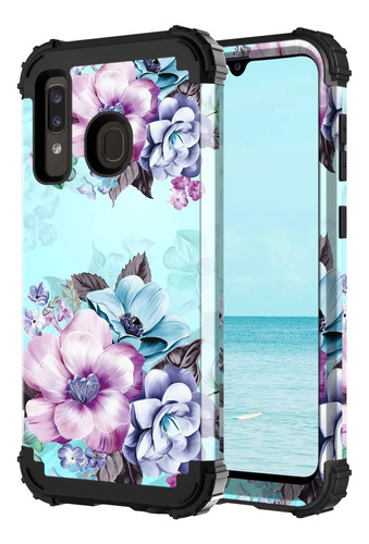 Funda Para Samsung Galaxy A20 / A30 / A50 (diseno Floreal)