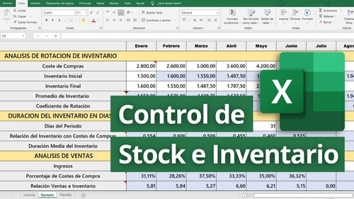 Plantilla Excel Para Control De Stock En Inventarios