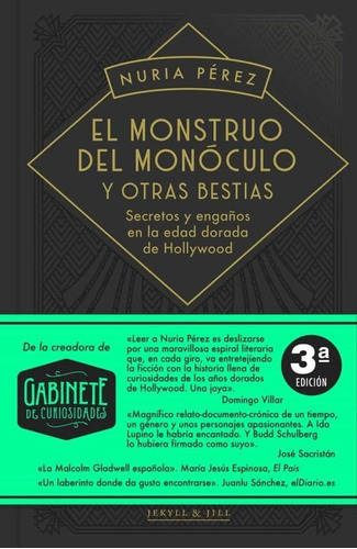 El Monstruo Del Monoculo Y Otras Bestias 3.ãâª Edicion, De Perez, Nuria. Editorial Jekyll Jill, Tapa Blanda En Español, 2022