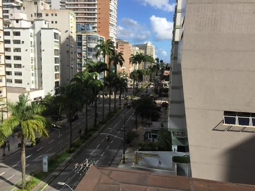 Imagem 5 de 14 de Frente Com Sacada Coração Do Gonzaga 3 Dorms Deps Empregada