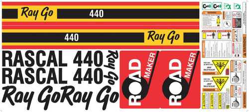 Kit De Calcomanías Para Raygo 440