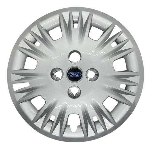 Juego 4 Tazas Ford Fiesta Kinetic Rodado 15 + Logo Dome