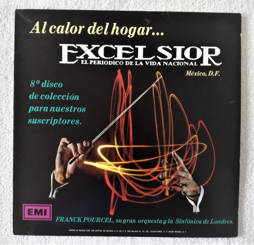 Franck Pourcel Lp Excelsior Disco De Musica Clasica