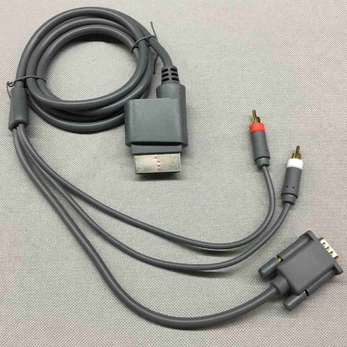 Para Xbox 360 A Vga-box, Monitor De Cable, Proyección, Tv, A