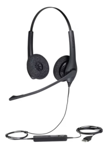 Auricular Headset Jabra Biz 1500 Duo Usb Nc Microfono