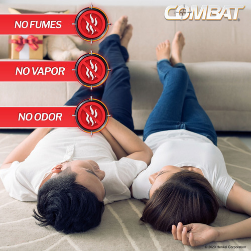 Combat Max Cebo Eliminador Para Cucarachas 8 Estaciones