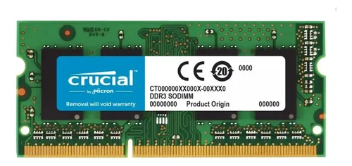 Crucial SO-DIMM 8Go DDR3 1600 1.35/1.5V CT102464BF160B - Mémoire