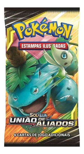 Box Pokémon 36 Booster Sol Lua União De Aliados