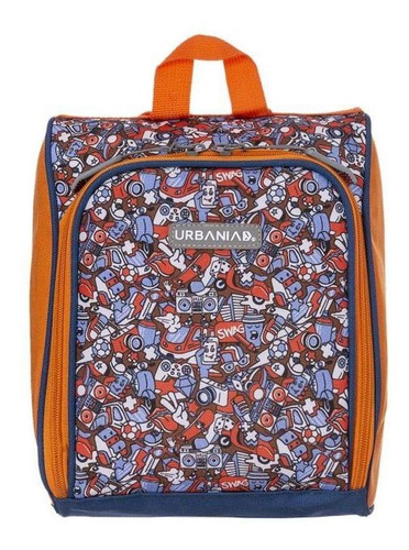 Lonchera Urbania Infantil Escola Ur82606lb Asa Tipo Backpack Color Azul Estampado