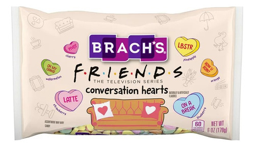 Dulces Brach's Friends Edicion San Valentin 241g Americanos
