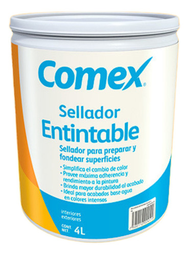 Galon Sellador Fondeador Vinilico Blanco 4lts Comex