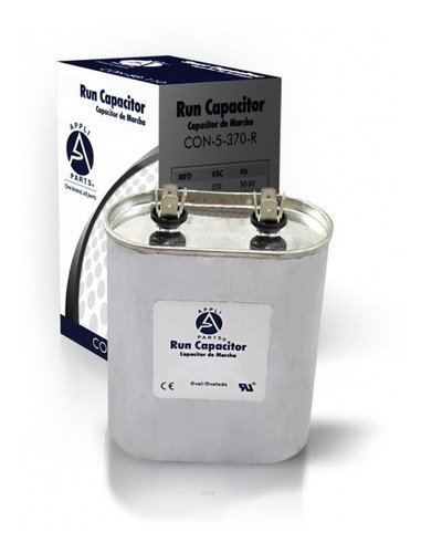 Condensador/ Capacitor De Marcha 45 Mfd 370 Vac Ovalado