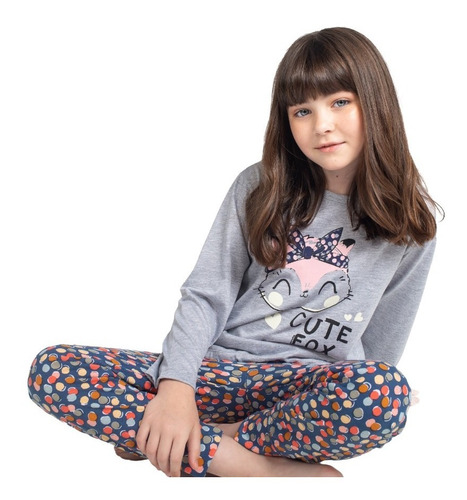 Pijama Nena Invierno Pantalon Estampado Cute Art:2064