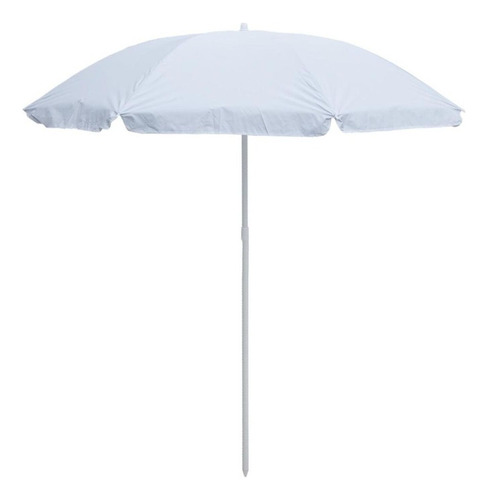 Sombrilla Quitasol Con Protector Uv Blanco 85cm/ Clickahorro