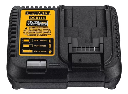 Cargador De Bateria Para Auto Apagado Automatico 12v Y 20v Max DeWalt  DCB119