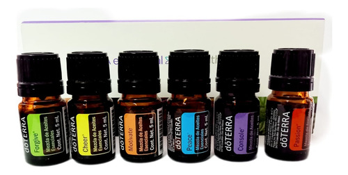 Kit Emociones Mezcla Aceites Esenciales Doterra 6 Piezas 5ml
