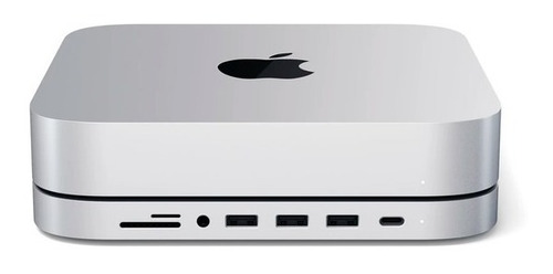 Imagen 3 de 10 de Hub Stand P/mac Mini Usb-a Usb-c Jack 3.5 Sd Satechi Caba