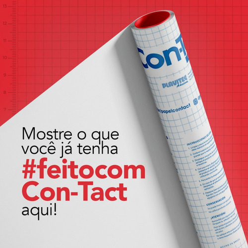 Papel Contact 80 Micras Adesivo 45cm X 10m Transparente Cor Papel Con-tact Cristal