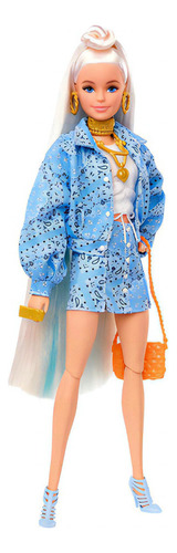 Barbie Extra Fashionista HHN08 33cm con accesorios - Muñeca articulada 2023