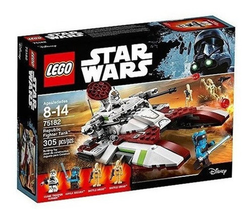 Kit De Construccion De Lego Star Wars Republic Tank Tank 751