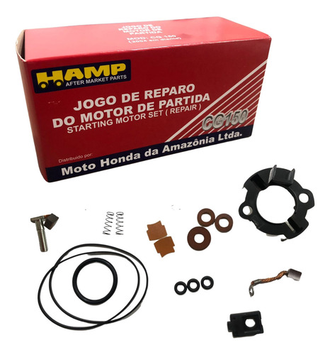 Kit Reparo De Motor Partida Cg150 2004 Ed Original Hamp