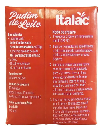 Leite Condensado Semidesnatado Italac 270g